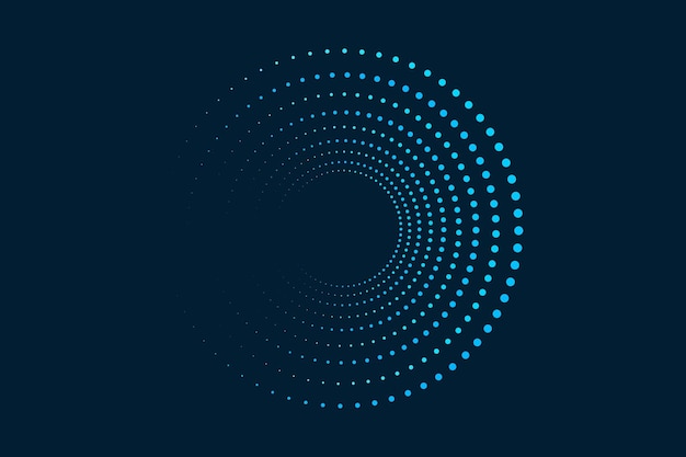 circle dot halftone round dotted frames design element for frame logo web pages