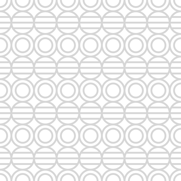 Circle and dots seamless pattern