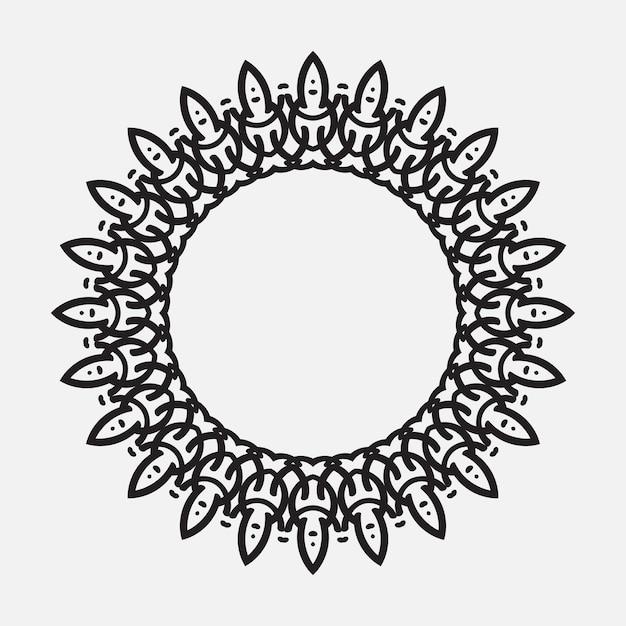 circle frame or round ornament