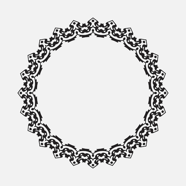 circle frame or round ornament