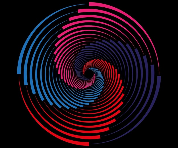 circle futuristische kleurrijke toekomst behang concept achtergrond abstract EPS10