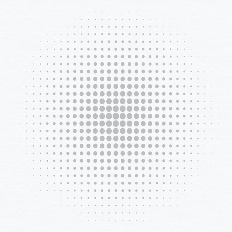 Circle halftone abstract dots