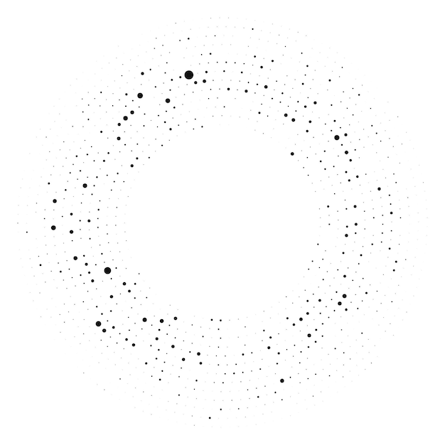 Circle halftone dotted background