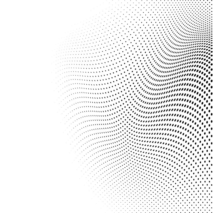 Vector circle halftone vector art icons and graphics elements
