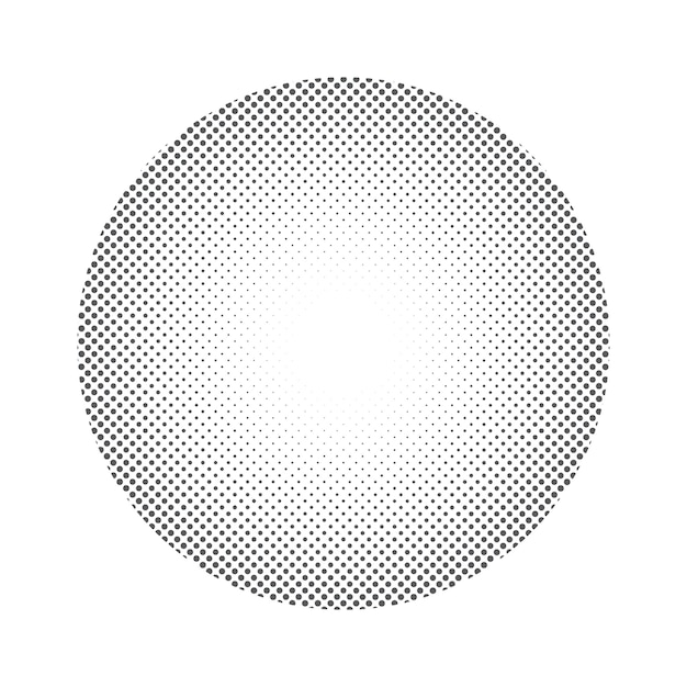 Круговые полутоновые векторные иконы и графика