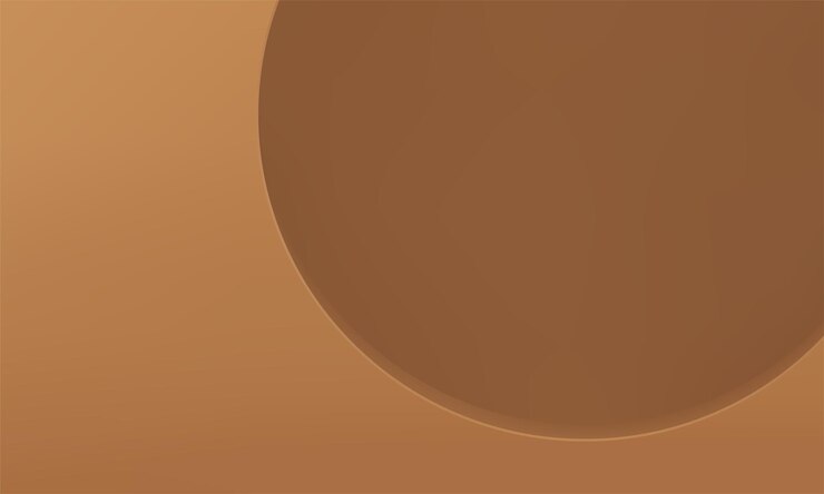 Vector circle hole wall beige 3d decor element studio minimalist background realistic vector