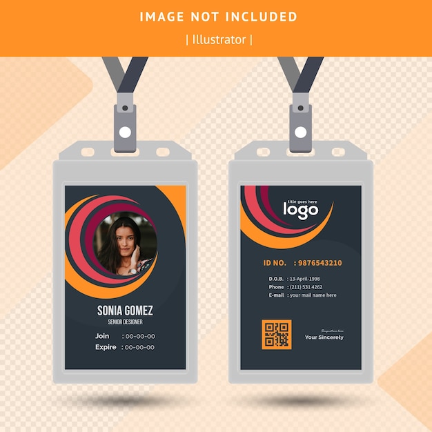 Circle Id Card Design