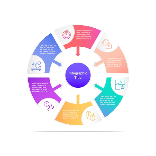 Circle Infographic Template