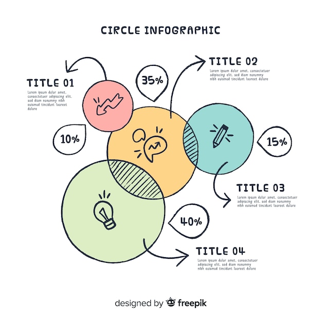 Vector circle infographic