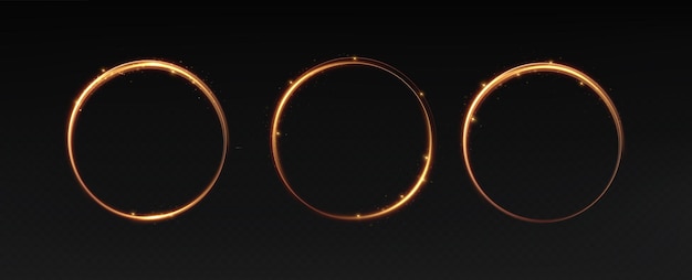 A circle of lights is shown with the sun in the middle.