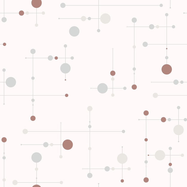 Circle and line combination pattern 02