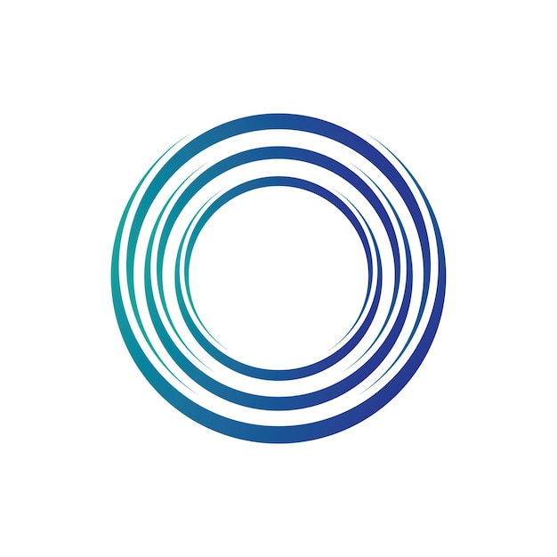 Векторный дизайн логотипа круга