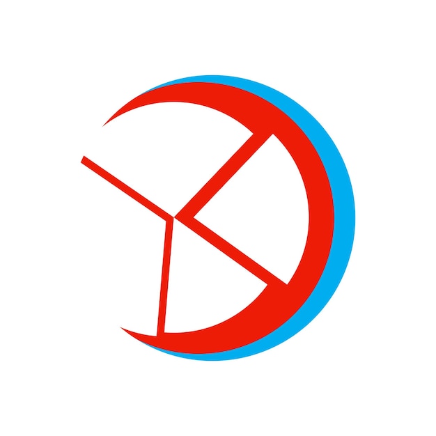 Векторный дизайн логотипа круга