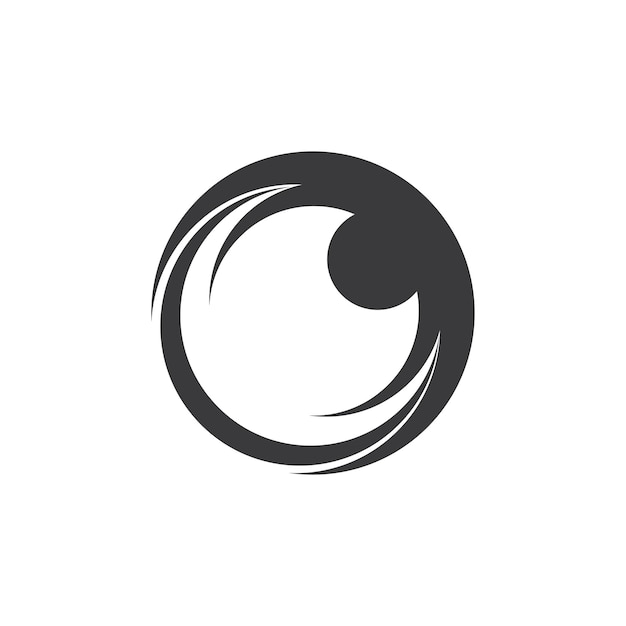 Circle Ring swirl Abstract Logo Vector