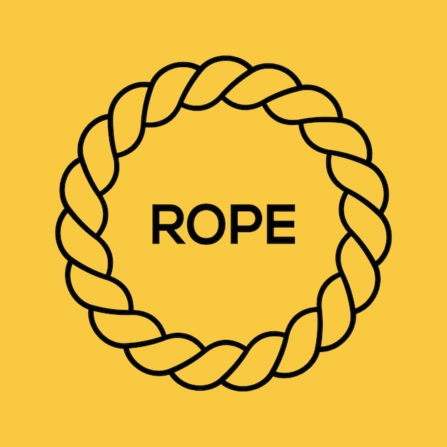 Circle Rope vector