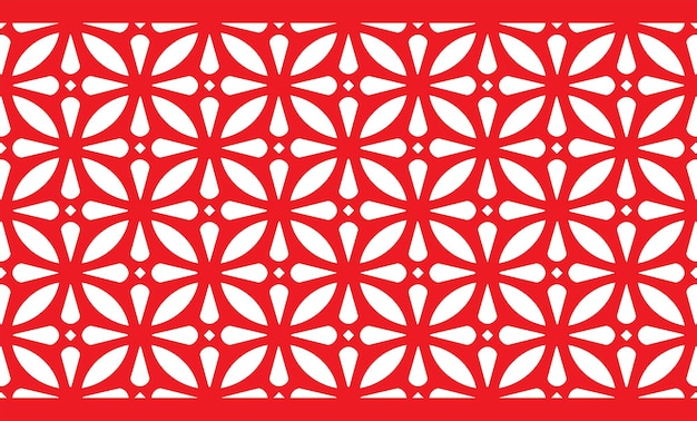 Circle Round Shape Vector Seamless Pattern Leaf Background