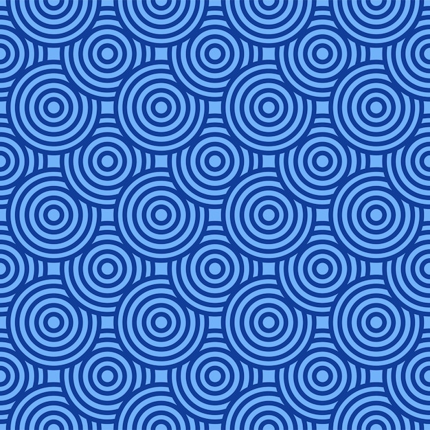 Circle seamless pattern vector design