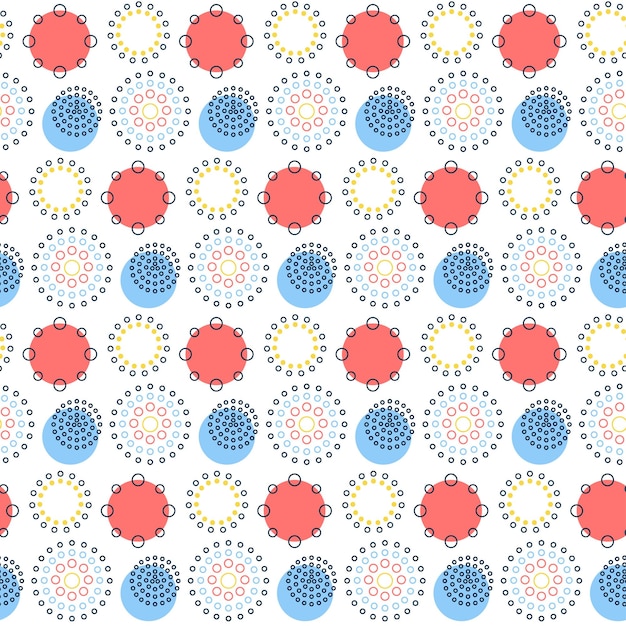 Cerchio seamless pattern