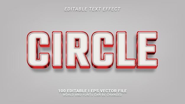 Circle text effect