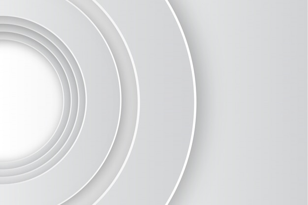 Circle White Background Template