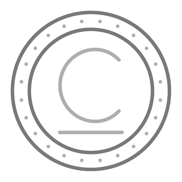 a circle with the letter c on it