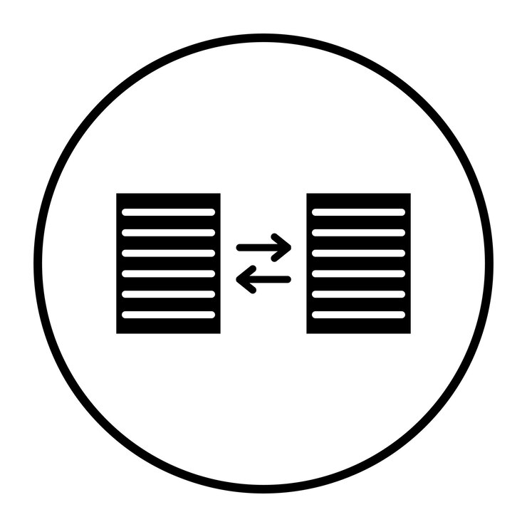 Vector a circle with two windows on it that says quot rectangle quot
