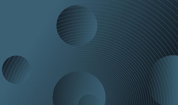 Vector circles gradient abstract background