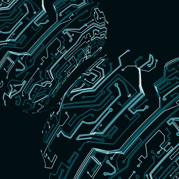 Circuit board background