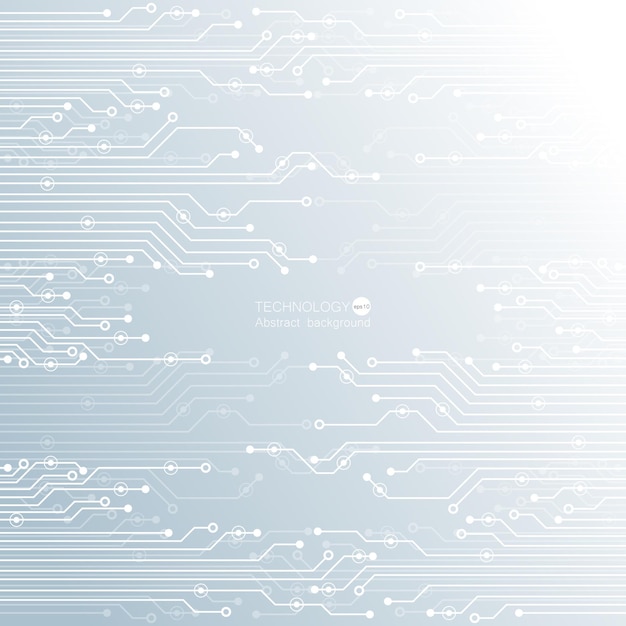 circuit board chipset Abstract technology background with  technological elements