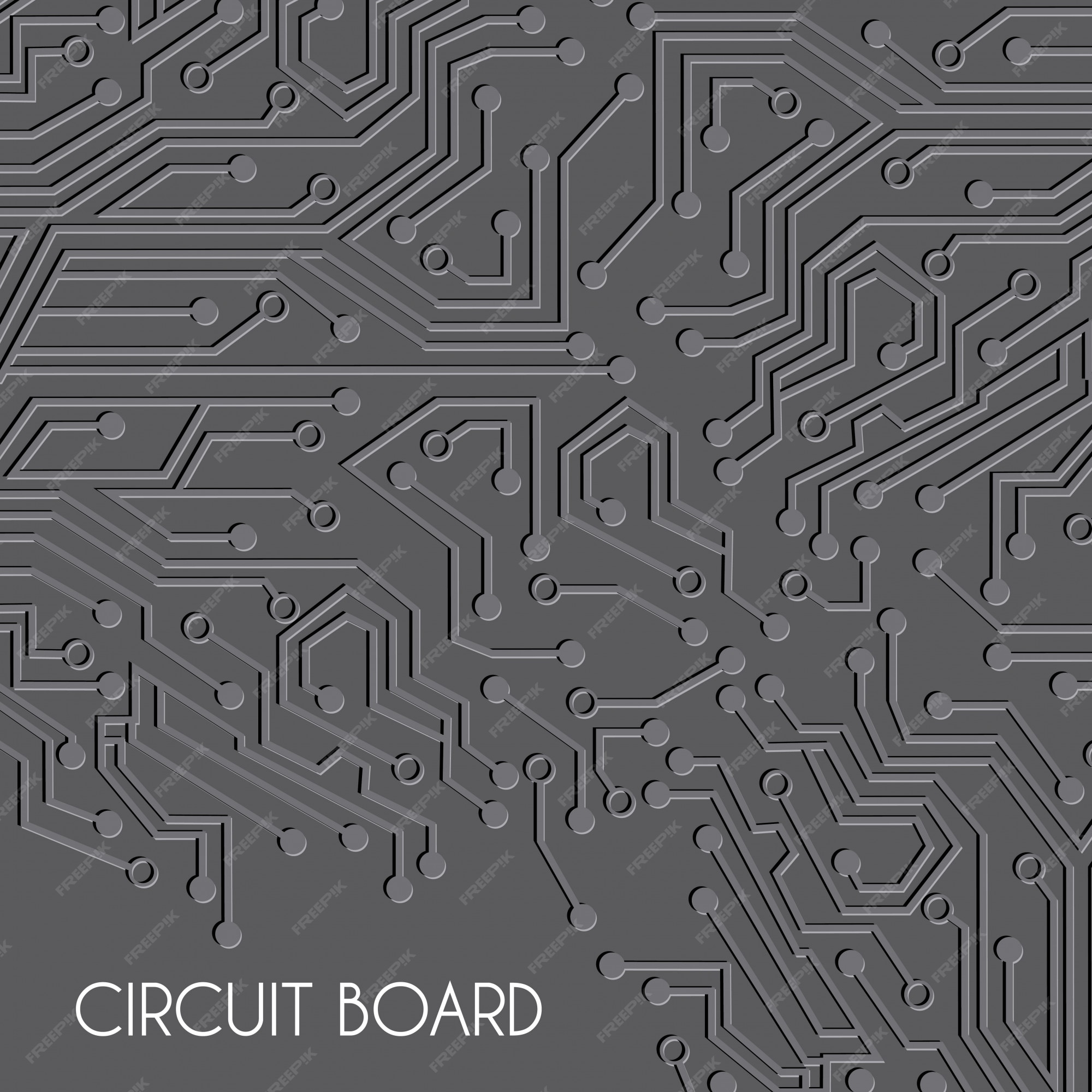 Premium Vector | Circuit board design