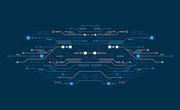 circuit board hightech technology background