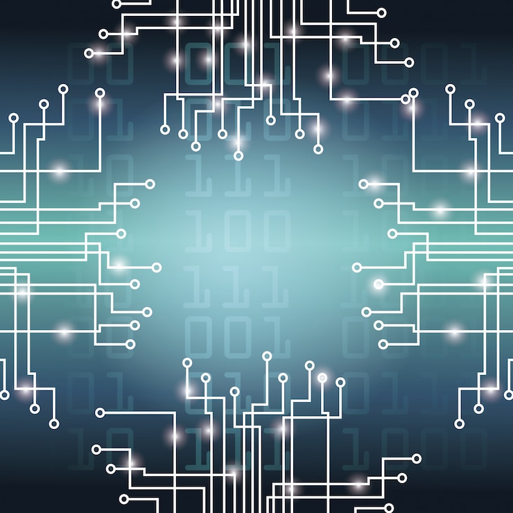 Vector circuit board icon