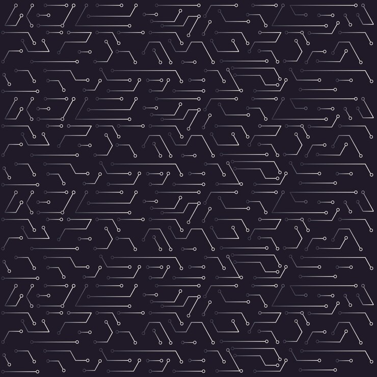 Vector circuit board patterned background vector illustration