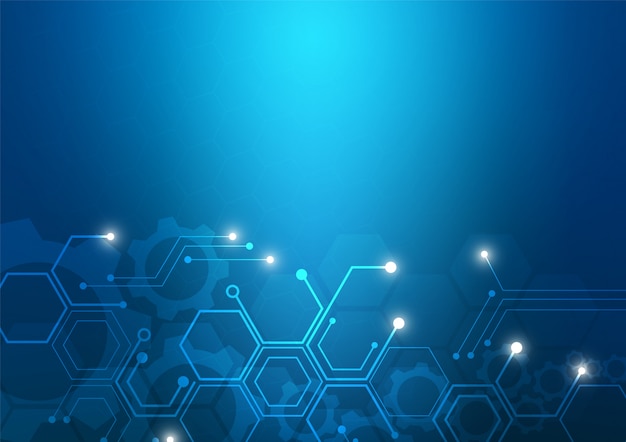 Circuit board technology background with hi-tech digital data connection system and computer electronic