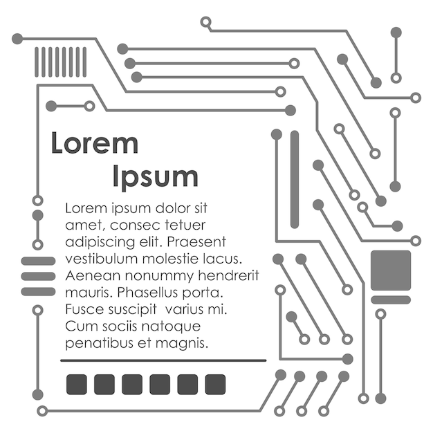 Vector circuit board technology background