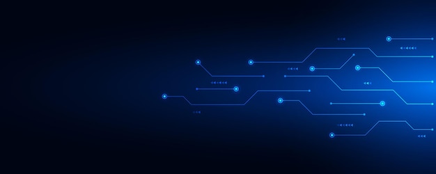 サーキットボードのテクスチャと通信技術のコンセプト クリエイティブなベクトルイラスト