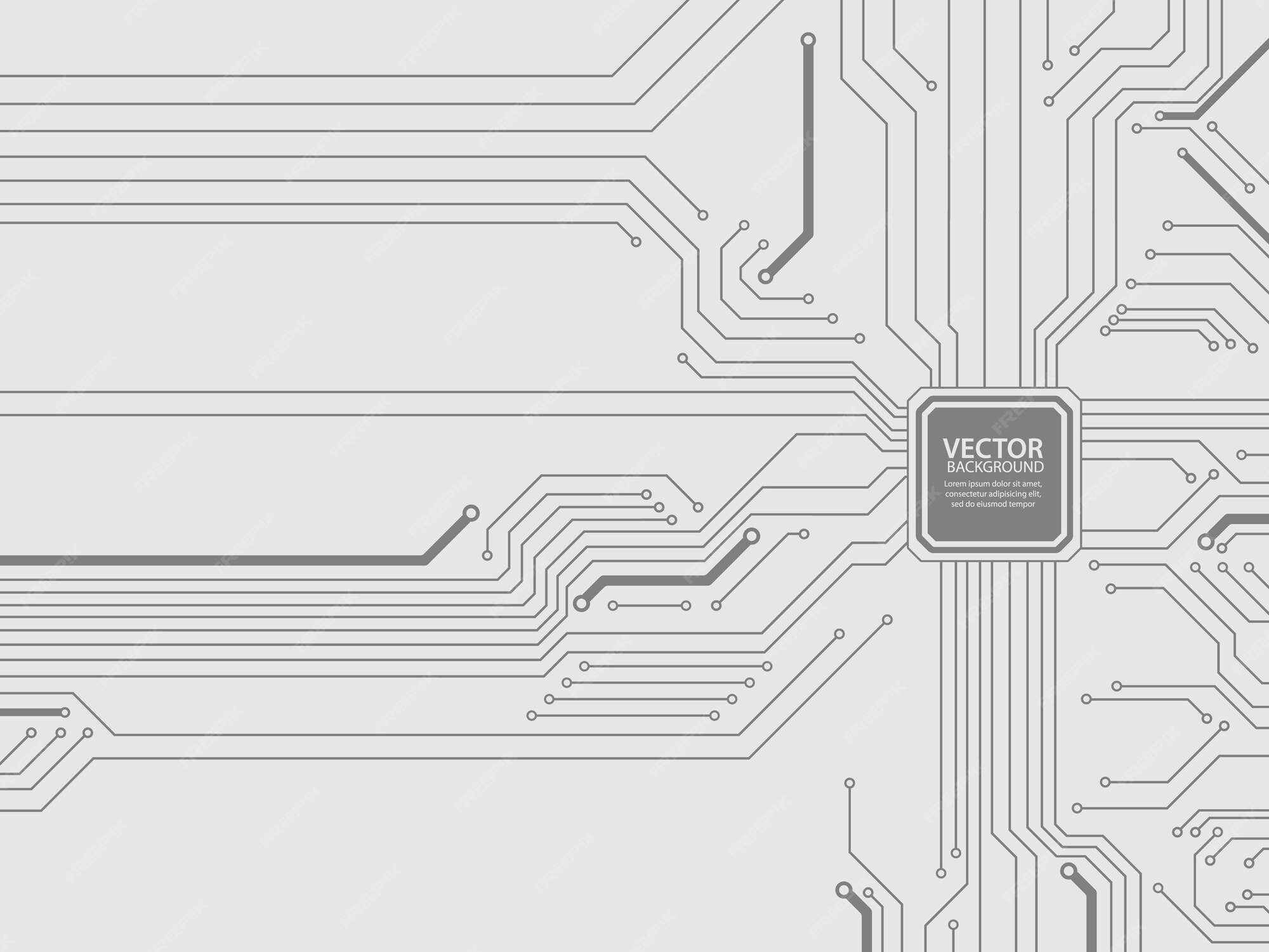 Premium Vector | Circuit board .vector