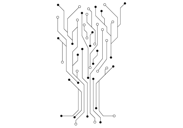 회로 일러스트 디자인