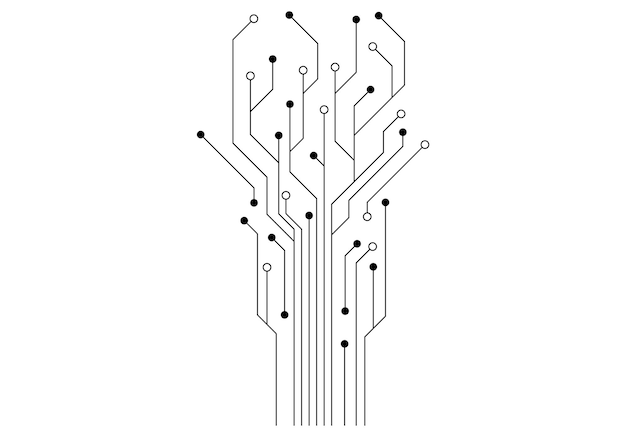 회로 일러스트 디자인