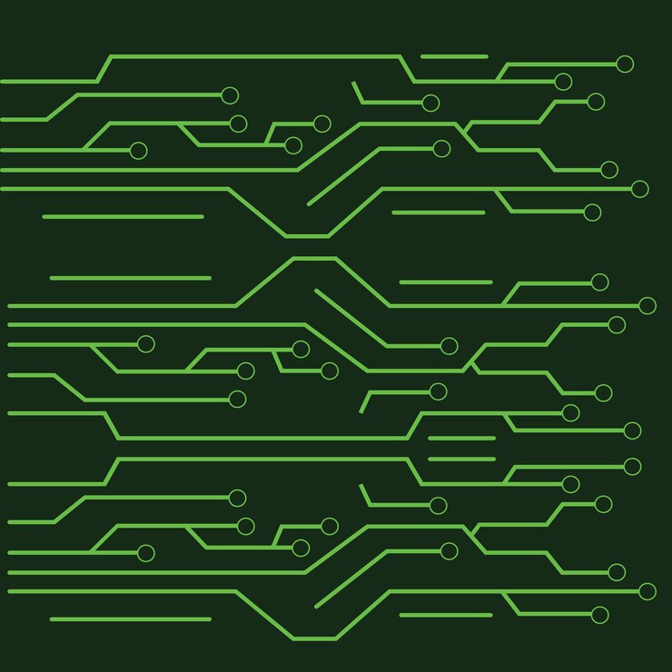 Vector circuit logo template vector icon illustration design