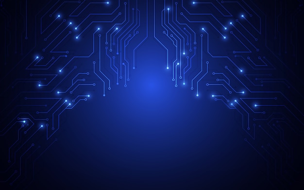 Circuit pattern electronics concept background 