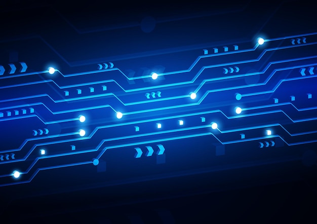 Circuit technology background with hi-tech digital data connection system and computer electronic design