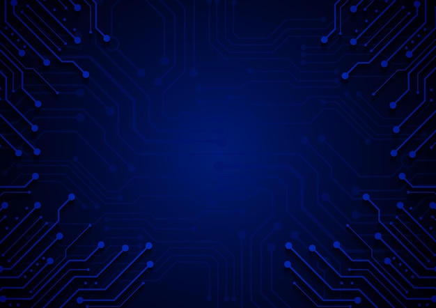 Circuit technology background with hi-tech digital data connection system and computer electronic design