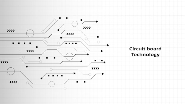 Circuit technology background with hi-tech digital data connection system and computer electronic