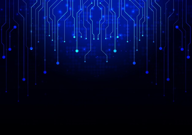 Vector circuit technology background with hitech digital data connection system and computer electronic design