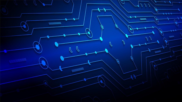 Vector circuit technology background with hitech digital data connection system and computer electronic design