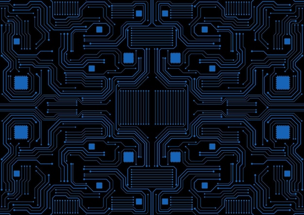 Vector circuit technology background with hitech digital data connection system and computer electronic design