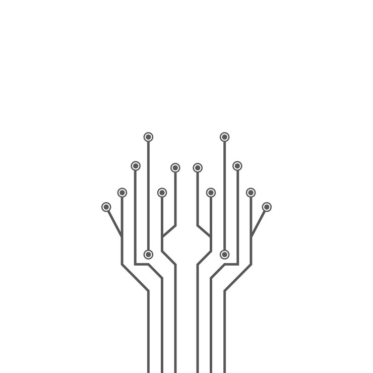 Vector circuit technology ilustration vector