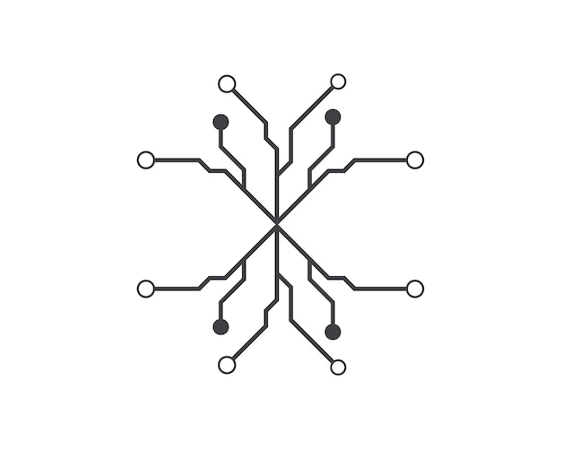 회로 벡터 일러스트 아이콘 디자인