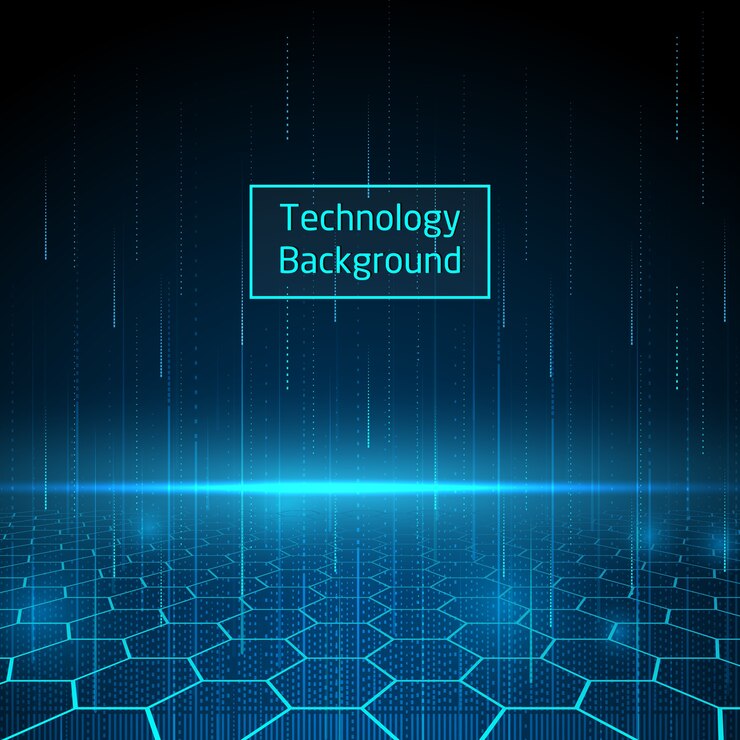 Circuittechnologieachtergrond met hi-tech digitaal gegevensverbindingssysteem en computer elektronisch